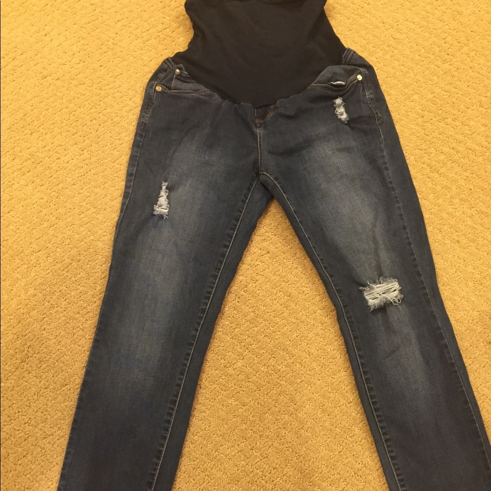 Kensie skinny maternity jeans